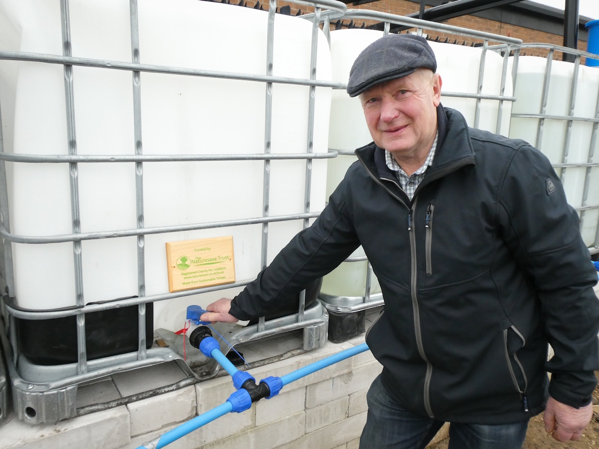 Rooted In Hull Rainwater Harvesting Project Funded by The Naturesave Trust